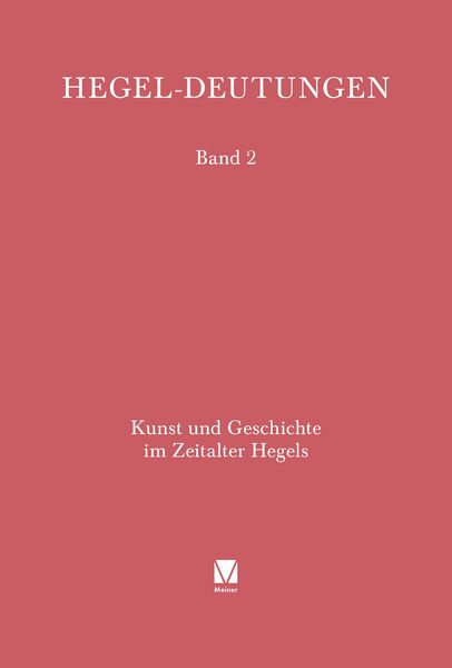 Produktbild: Kunst und Geschichte im Zeitalter Hegels