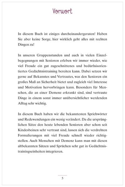 Produktbild: V&ouml;llig verdreht. Das Sprichw&ouml;rter-Quiz f&uuml;r Senioren