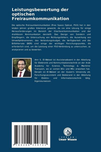 Produktbild: Leistungsbewertung der optischen Freiraumkommunikation