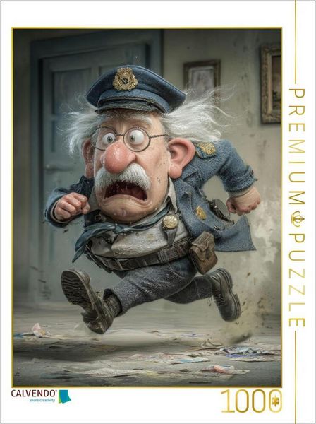 Produktbild: CALVENDO Puzzle Polizist | 1000 Teile Lege-Gr&ouml;&szlig;e 64x48cm Foto-Puzzle f&uuml;r gl&uuml;ckliche Stunden
