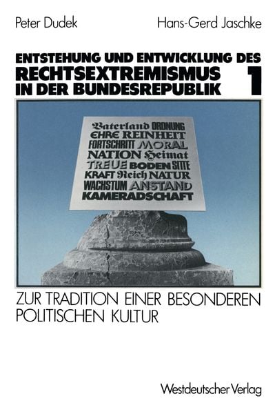 Produktbild: Entstehung und Entwicklung des Rechtsextremismus in der Bundesrepublik