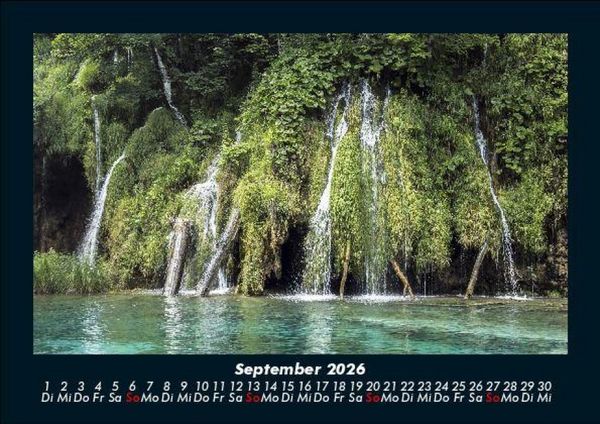 Produktbild: Wasserf&auml;lle 2026 Fotokalender DIN A5