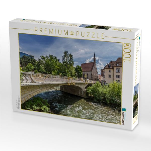 Produktbild: CALVENDO Puzzle MERAN Postbr&uuml;cke | 1000 Teile Lege-Gr&ouml;&szlig;e 64x48cm Foto-Puzzle f&uuml;r gl&uuml;ckliche Stunden