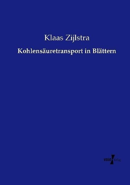 Produktbild: Kohlens&auml;uretransport in Bl&auml;ttern