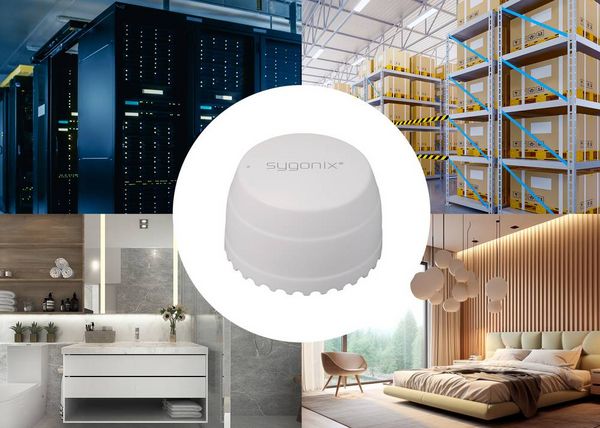 Produktbild: Sygonix SY-6515316 Funk-Wassermelder mit App-Steuerung batteriebetrieben