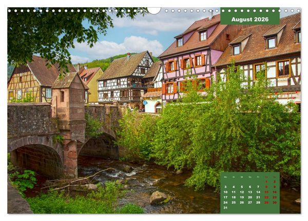 Produktbild: Kaisersberg Perle des Elsass (Wandkalender 2026 DIN A3 quer), CALVENDO Monatskalender