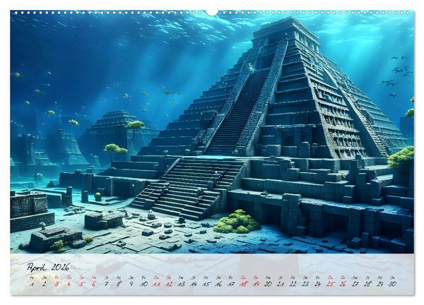 Produktbild: Geheimnisse der Unterwasserwelten (hochwertiger Premium Wandkalender 2026 DIN A2 quer), Kunstdruck in Hochglanz