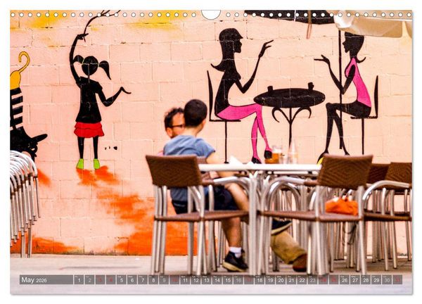 Produktbild: Streetart for Globetrotters (Wall Calendar 2026 DIN A3 landscape), CALVENDO 12 Month Wall Calendar