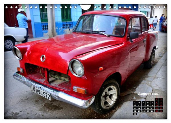 Produktbild: Opel Hits - Deutsche Oldtimer in Kuba (Wandkalender 2026 DIN A4 quer), CALVENDO Monatskalender