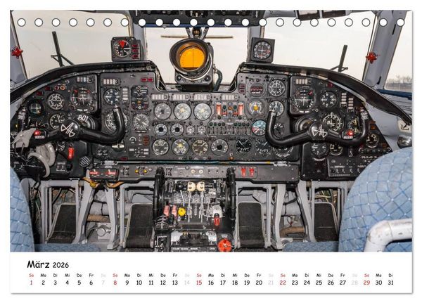 Produktbild: Flight deck - das beste B&uuml;ro (Tischkalender 2026 DIN A5 quer), CALVENDO Monatskalender
