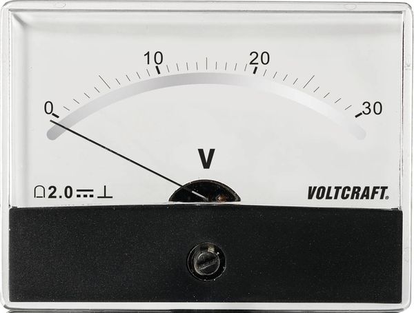 Produktbild: VOLTCRAFT AM-86X65/30V/DC AM-86X65/30V/DC Einbau-Messger&auml;t AM-86X65/30V/DC Drehspule