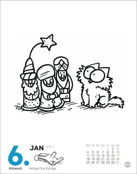 Produktbild: Simons Katze Tagesabrei&szlig;kalender 2027
