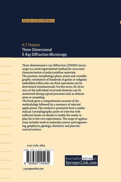 Produktbild: Three-Dimensional X-Ray Diffraction Microscopy