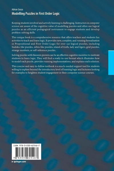 Produktbild: Modelling Puzzles in First Order Logic