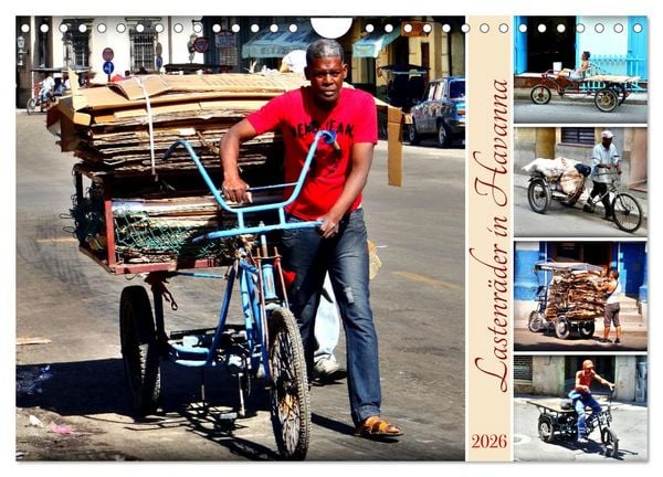Produktbild: Lastenr&auml;der in Havanna (Wandkalender 2026 DIN A4 quer), CALVENDO Monatskalender