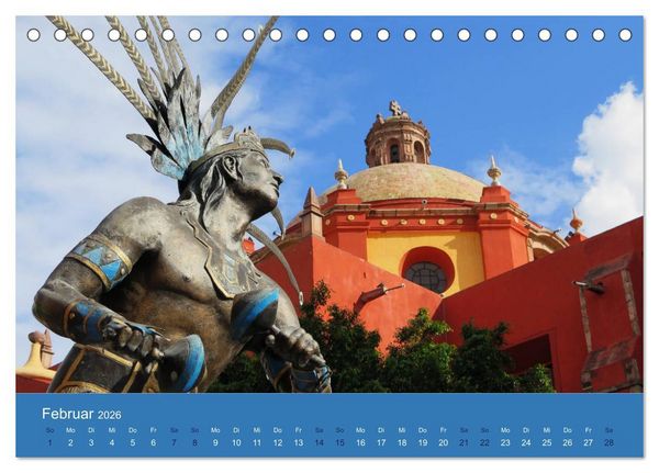 Produktbild: Viva Mexiko - Farben und Freude (Tischkalender 2026 DIN A5 quer), CALVENDO Monatskalender