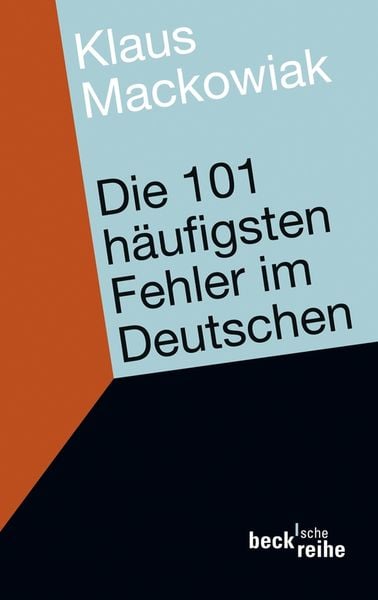 Produktbild: Die 101 h&auml;ufigsten Fehler im Deutschen