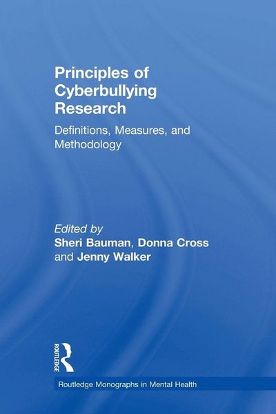 Produktbild: Principles of Cyberbullying Research