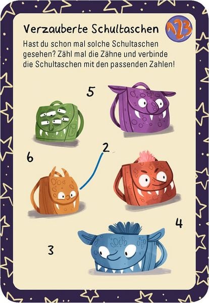 Produktbild: 50 magische R&auml;tsel f&uuml;r den Schulstart
