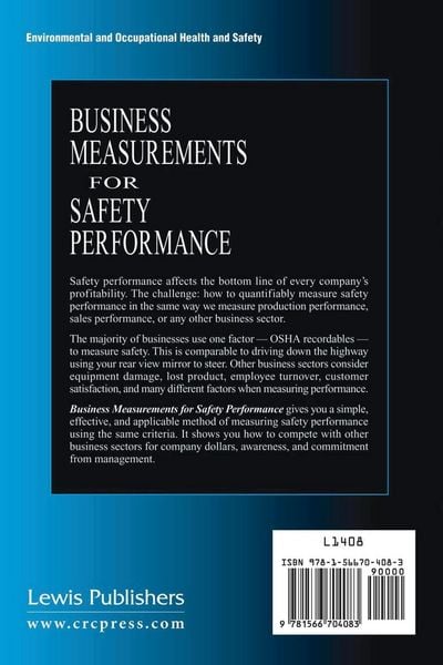 Produktbild: Business Measurements for Safety Performance
