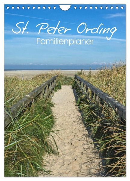 Produktbild: St. Peter Ording Familienplaner (Wandkalender 2026 DIN A4 hoch), CALVENDO Monatskalender