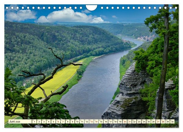 Produktbild: Die malerische Elbe (Wandkalender 2026 DIN A4 quer), CALVENDO Monatskalender