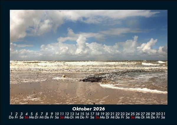 Produktbild: Nordsee 2026 Fotokalender DIN A5
