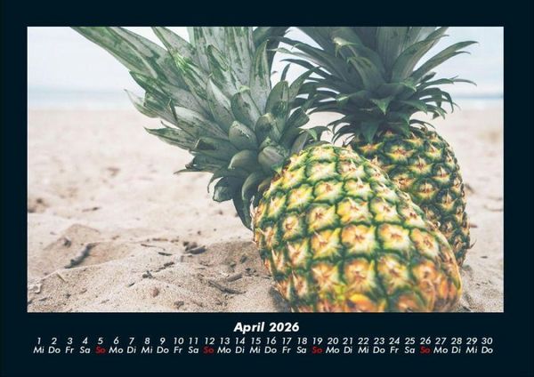 Produktbild: Obstkalender 2026 Fotokalender DIN A4