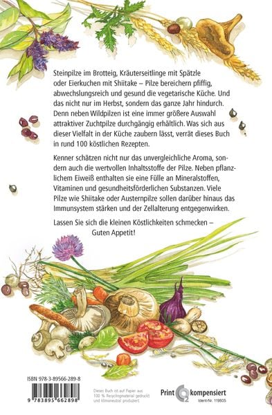 Produktbild: Vegetarisch kochen mit Pilzen