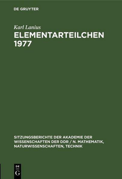 Produktbild: Elementarteilchen 1977