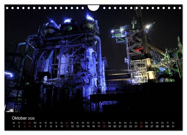 Produktbild: Industriekultur Ruhrgebiet (Wandkalender 2026 DIN A4 quer), CALVENDO Monatskalender