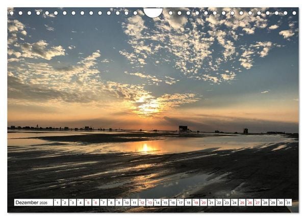 Produktbild: Impressionen aus Sankt Peter-Ording (Wandkalender 2026 DIN A4 quer), CALVENDO Monatskalender