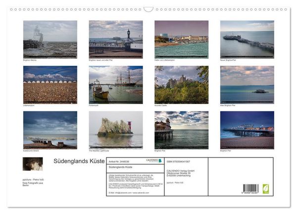 Produktbild: S&uuml;denglands K&uuml;ste (Wandkalender 2027 DIN A2 quer), CALVENDO Monatskalender
