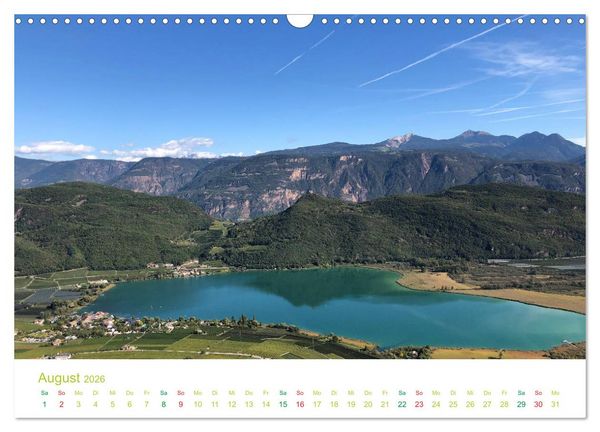 Produktbild: Der Kalterer See - Sch&ouml;nheit in S&uuml;dtirols S&uuml;den (Wandkalender 2026 DIN A3 quer), CALVENDO Monatskalender