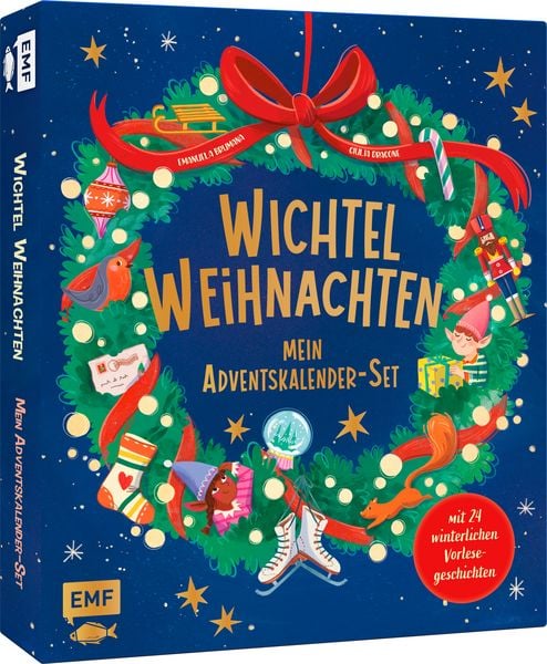 Mein Adventskalender-Wichtel-Set: Wichtel-Weihnachten, Gebundene Ausgabe von Emanuela Brumana, Edition Michael Fischer / EMF Verlag, 9783745930009