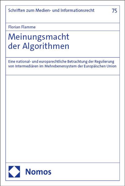 Produktbild: Meinungsmacht der Algorithmen