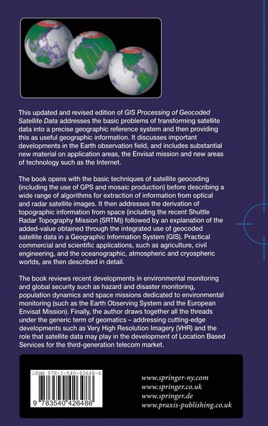 Produktbild: GIS Processing of Geocoded Satellite Data