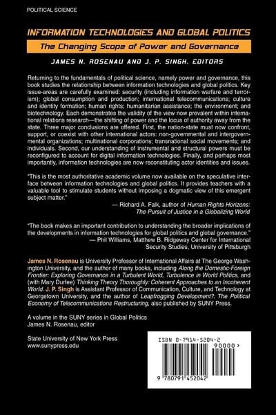 Produktbild: Information Technologies and Global Politics