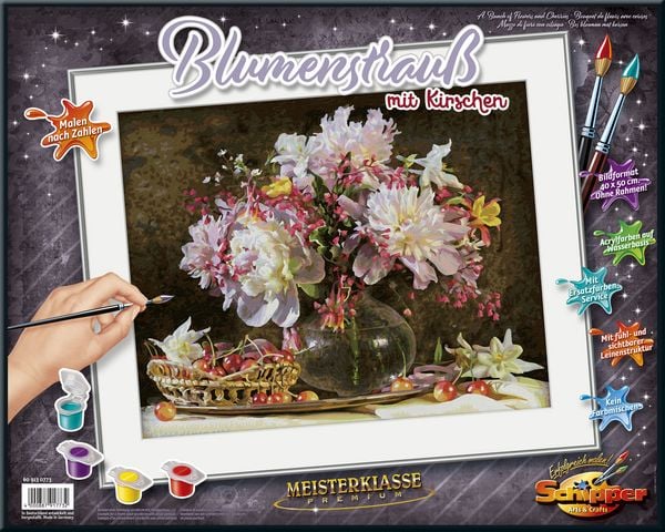 Produktbild: Schipper Malen nach Zahlen - Blumenstrau&szlig; mit Kirschen