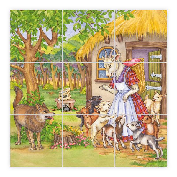 Produktbild: TR&Ouml;TSCH - Bilderw&uuml;rfel Puzzle M&auml;rchen | Ab 2 Jahren