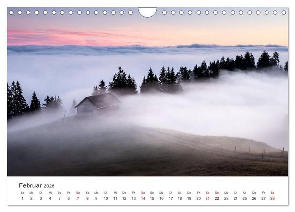 Produktbild: Schweiz - Faszination Natur (Wandkalender 2026 DIN A4 quer), CALVENDO Monatskalender