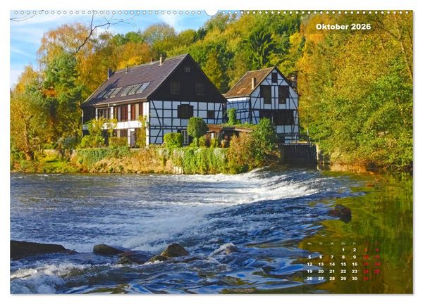 Produktbild: Bilderbogen Bergisches Land (hochwertiger Premium Wandkalender 2026 DIN A2 quer), Kunstdruck in Hochglanz