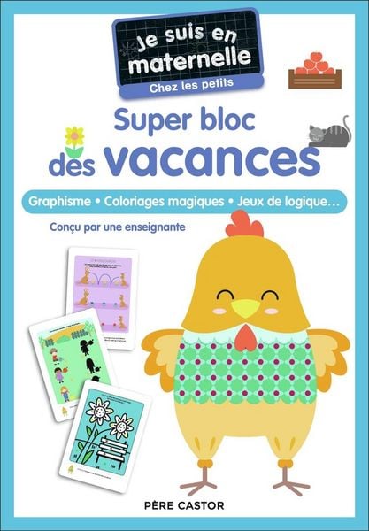 Produktbild: Je suis en maternelle - Super bloc des vacances - Chez les petits