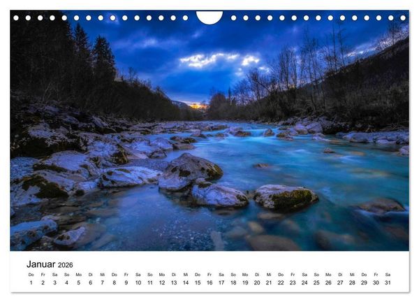 Produktbild: Wasserwelt Schweiz (Wandkalender 2026 DIN A4 quer), CALVENDO Monatskalender
