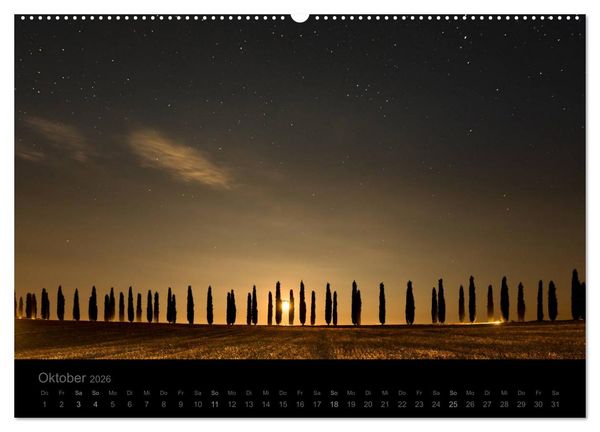 Produktbild: &ndash; Magie des Lichtes &ndash; TOSKANA (hochwertiger Premium Wandkalender 2026 DIN A2 quer), Kunstdruck in Hochglanz