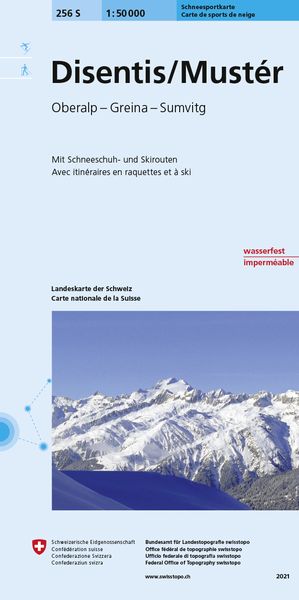 Produktbild: Swisstopo 1 : 50 000 Disentis Must&eacute;r Ski