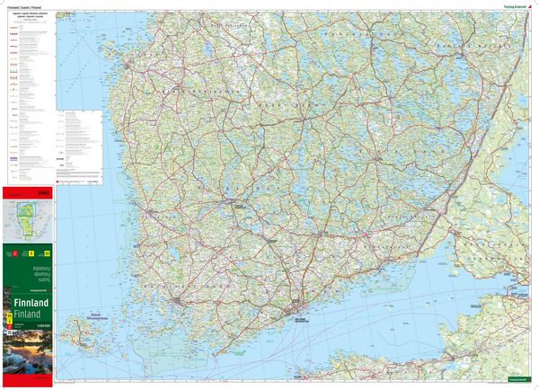 Produktbild: freytag & berndt Stra&szlig;enkarte Finnland 1:500.000
