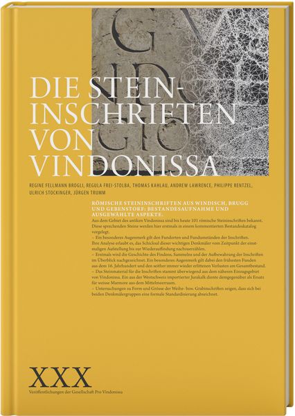 Produktbild: Die Steininschriften von Vindonissa