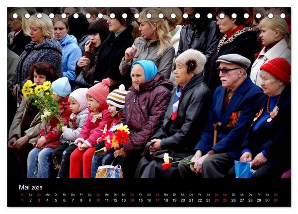 Produktbild: GESICHTER RUSSLANDS 2026 (Tischkalender 2026 DIN A5 quer), CALVENDO Monatskalender