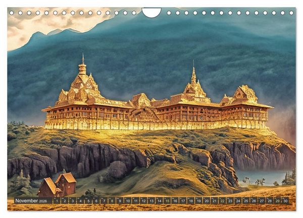 Produktbild: Pl&auml;tze zum Tr&auml;umen (Wandkalender 2026 DIN A4 quer), CALVENDO Monatskalender